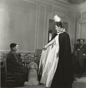 8_Gertrude-Stein-at-Balmain-Fashion-Show_-Horst-P.-Horst